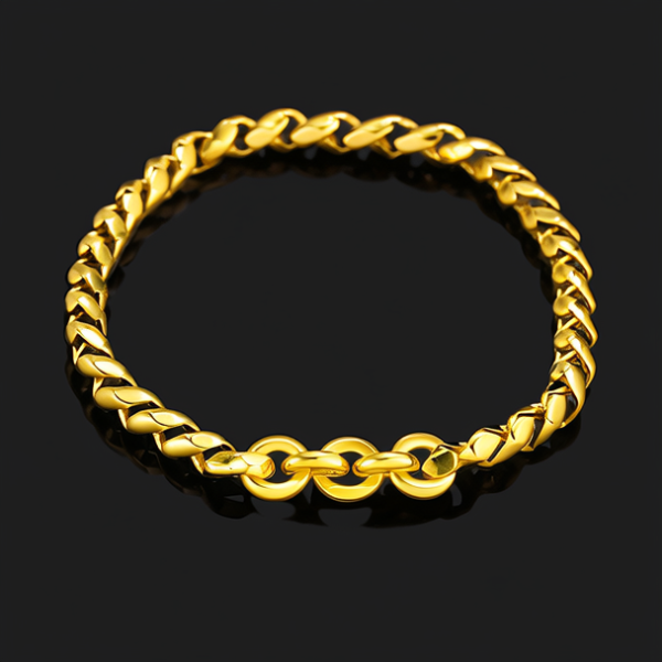 黄金手链的图片