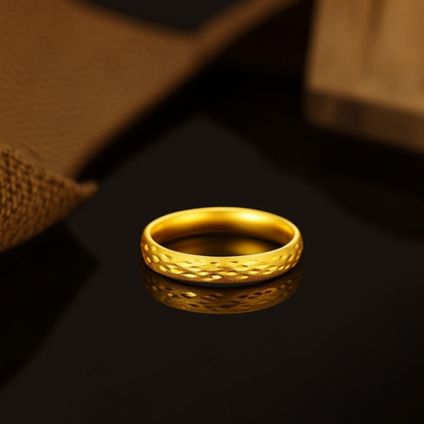 4克金戒指图片