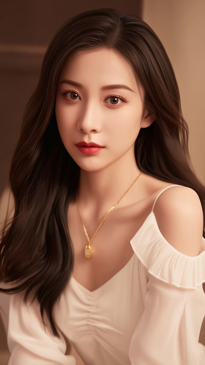 夸张金项链图片