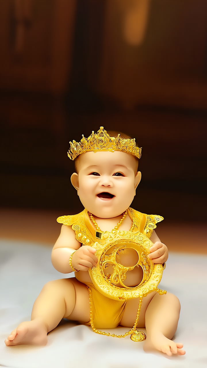 宝宝黄金首饰图片