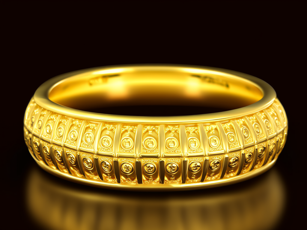 3d黄金手镯图片
