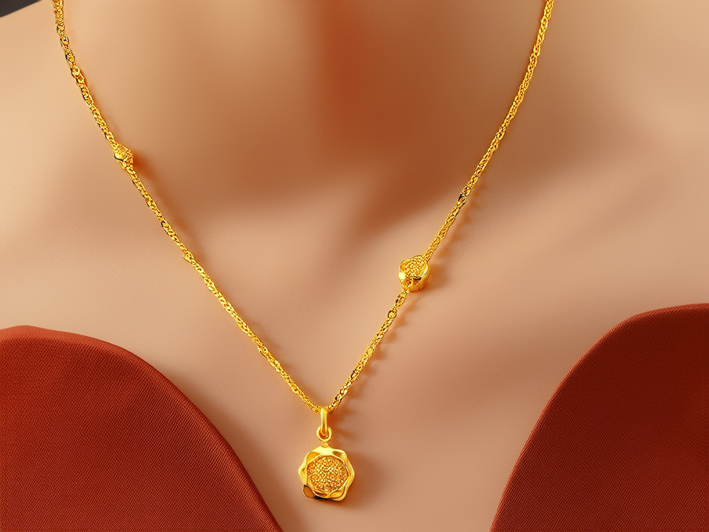 70克金项链图片