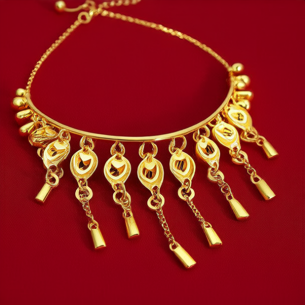 黄金首饰项链图片