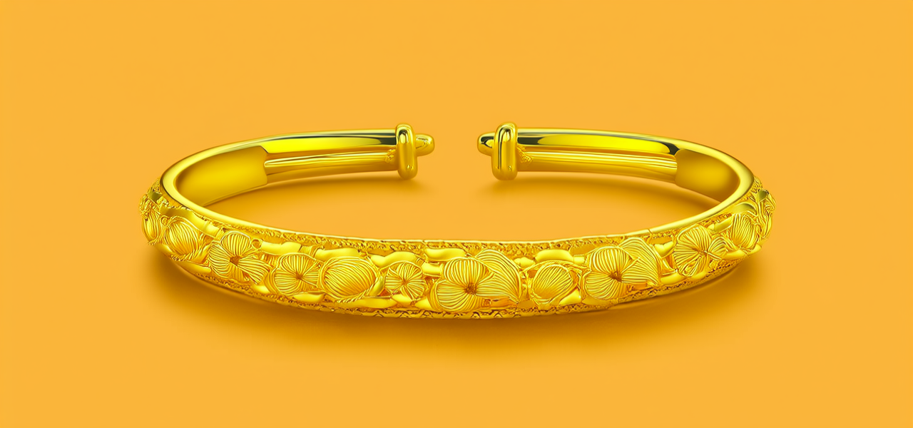 k金手镯图片大全