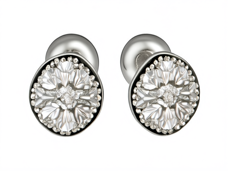 彩金耳钉图片大全