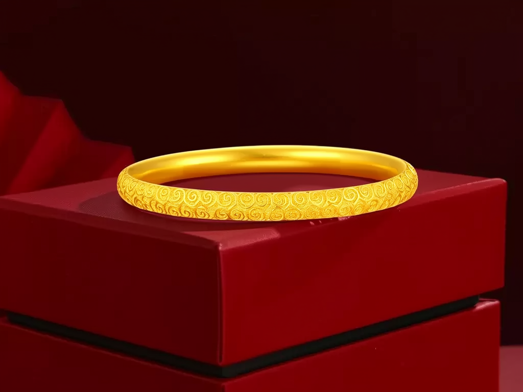 20克黄金手镯图片