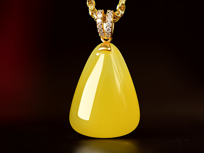 大气的黄金吊坠图片