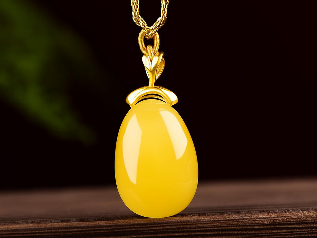 好看的黄金吊坠图片