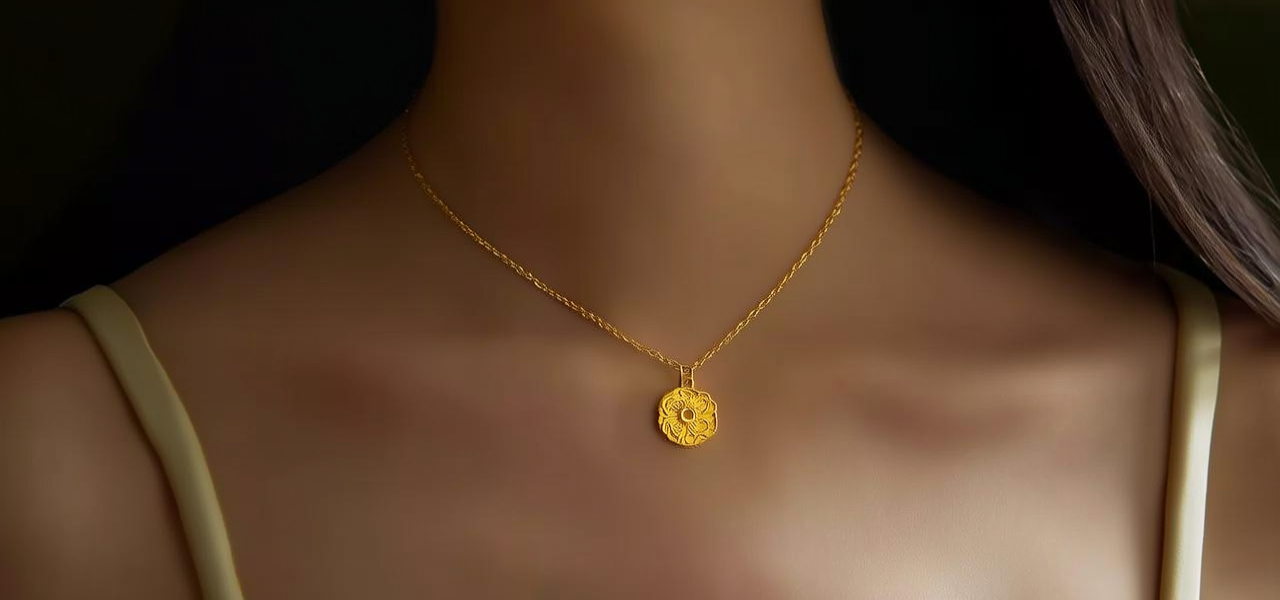 女黄金吊坠图片大全