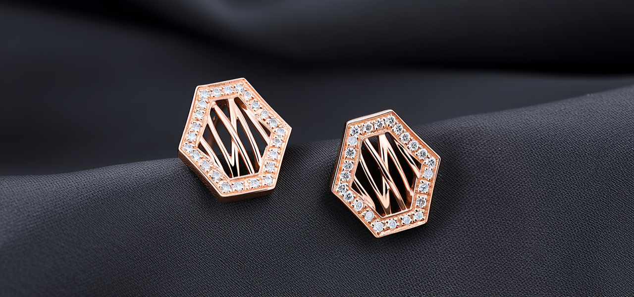 女士金耳环图片大全