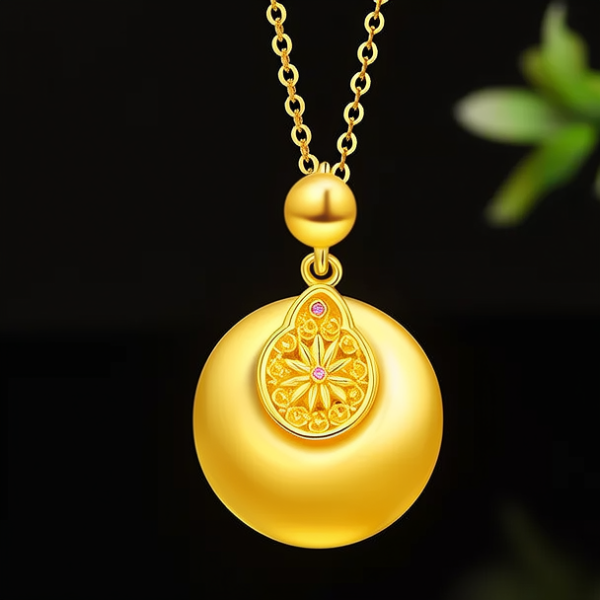 黄金项链吊坠图片大全 黄金项链吊坠图片大全