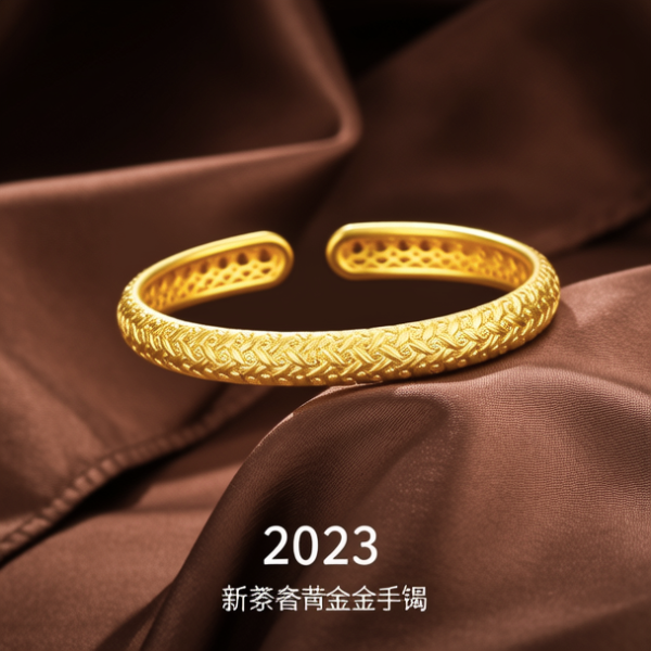 2023新款金手镯图片