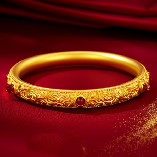 金手镯好看的款式图片